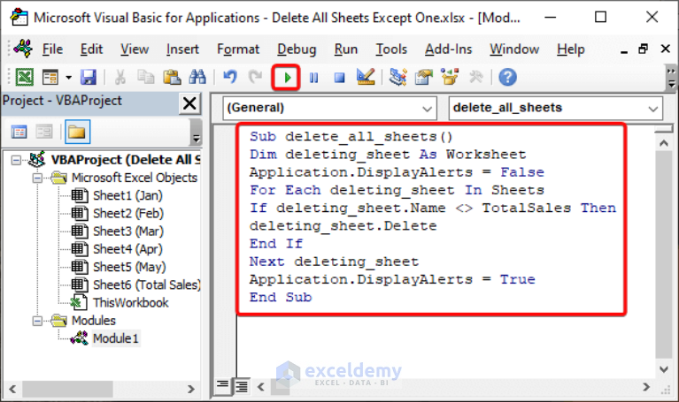 how-to-delete-all-sheets-except-one-in-excel-2-quick-methods