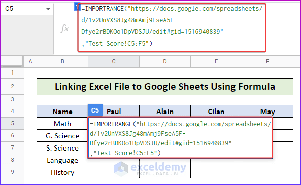 how-to-link-excel-to-google-sheets-with-easy-steps-exceldemy