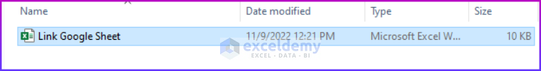 how-to-link-excel-to-google-sheets-with-easy-steps-exceldemy