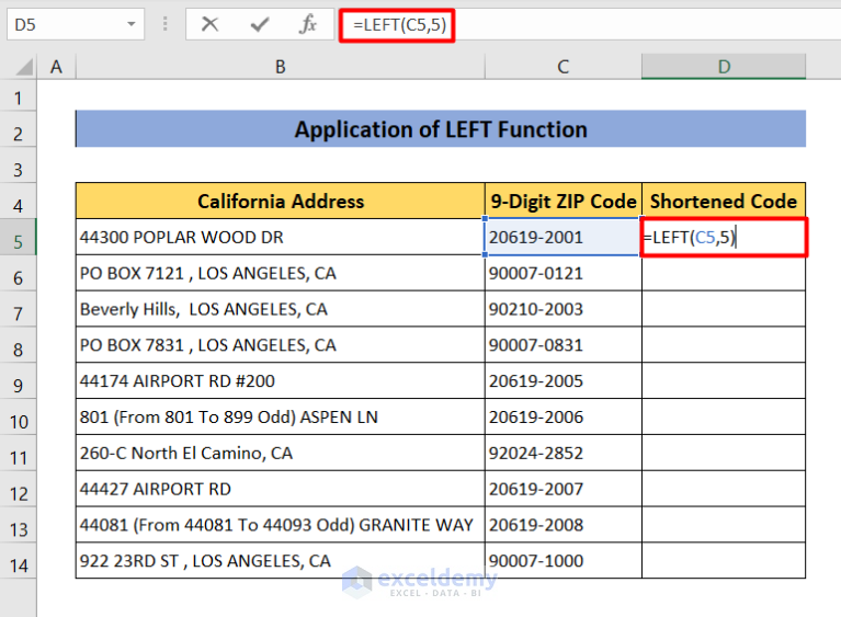 how-to-remove-last-4-digits-of-zip-code-in-excel-10-easy-ways