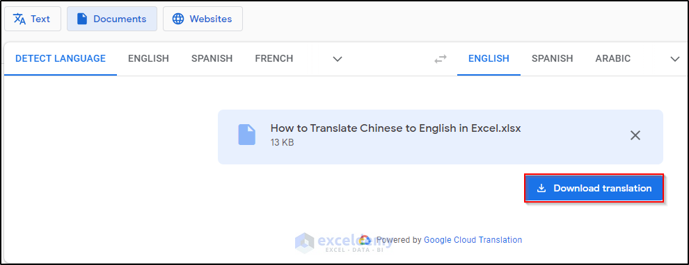 How To Translate Chinese To English In Excel 2 Methods 