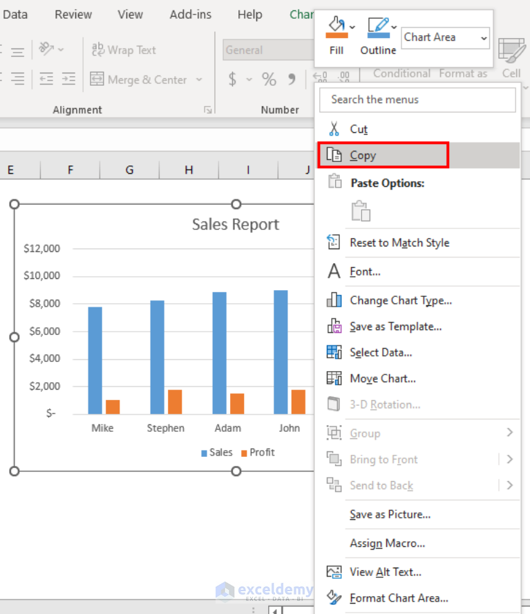 How To Update Charts In Word From Excel Automatically