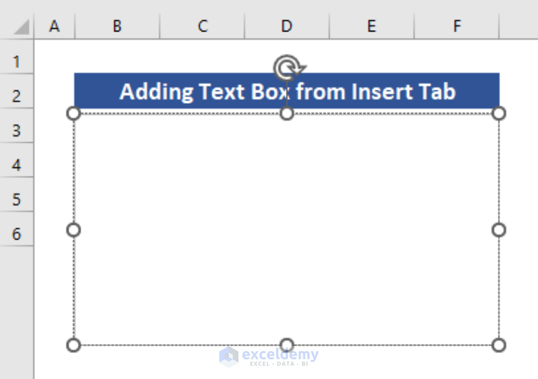 How To Insert Text Box In Excel Spreadsheet