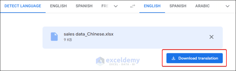 how-to-translate-excel-file-to-english-2-easy-ways-exceldemy