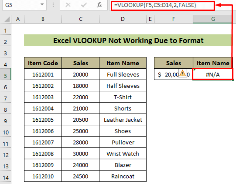 fixed-excel-vlookup-not-working-due-to-format-2-solutions