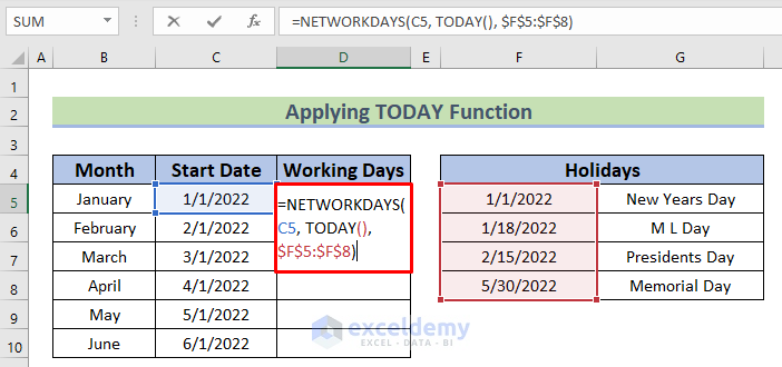 how-to-calculate-working-days-in-a-month-in-excel-4-easy-ways