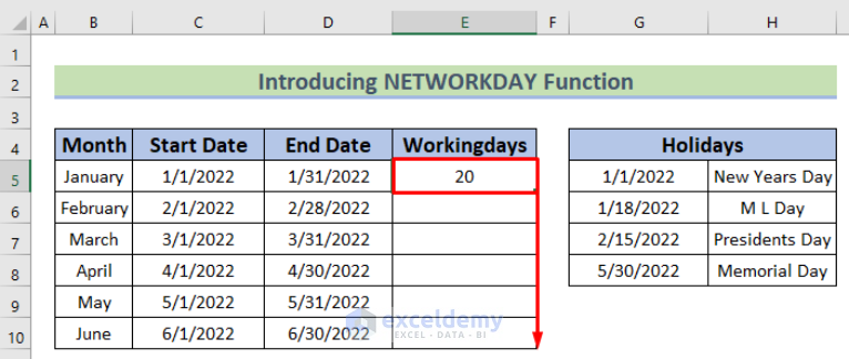 how-to-calculate-working-days-in-a-month-in-excel-4-easy-ways