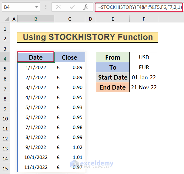 how-to-get-exchange-rate-by-date-in-excel-2-suitable-methods