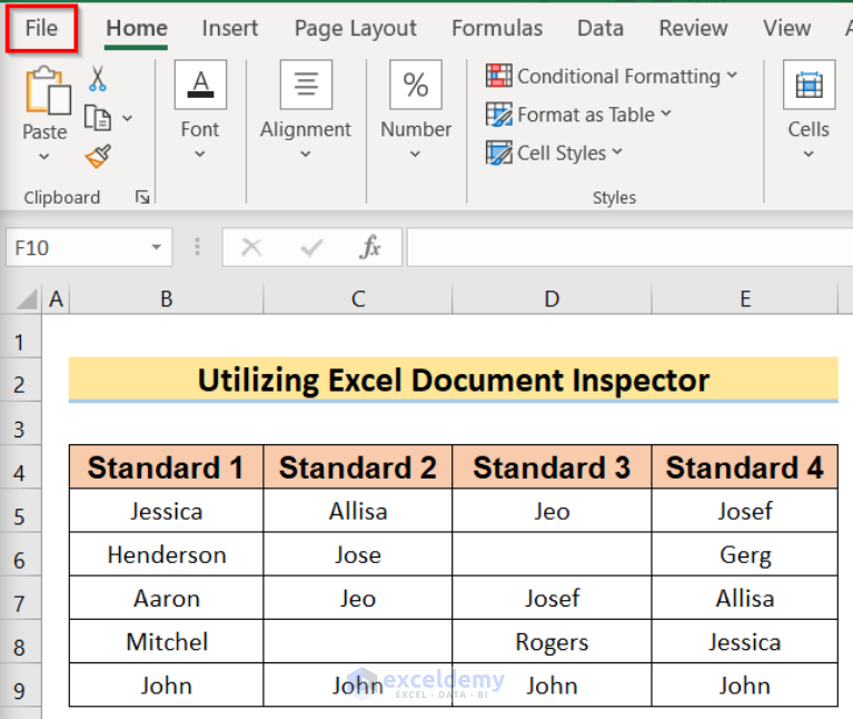 How to Show Excel Metadata Viewer (4 Effective Methods)