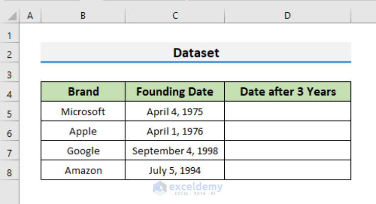 how-to-add-3-years-to-a-date-in-excel-3-effective-ways