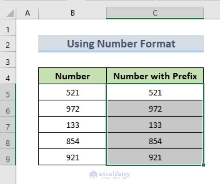 how-to-add-prefix-without-formula-in-excel-2-easy-ways