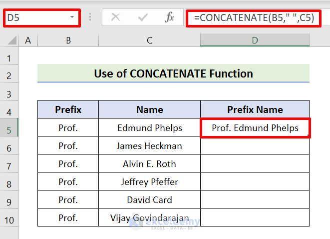 How To Add Prefix To Entire Column In Excel