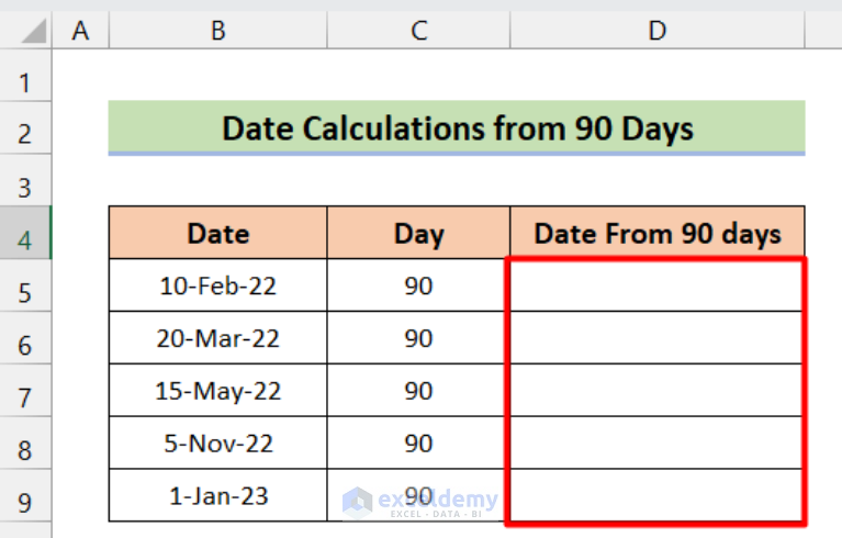 how-to-calculate-90-days-from-a-specific-date-in-excel