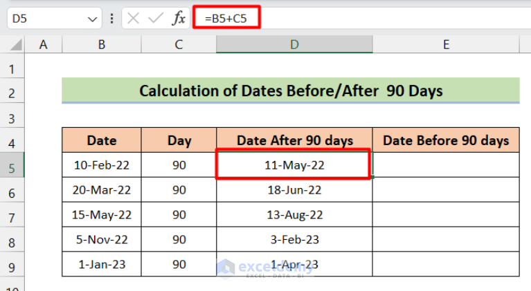 how-to-calculate-90-days-from-a-specific-date-in-excel