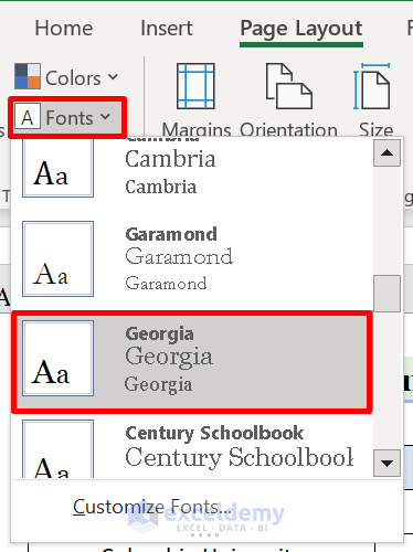 How To Change Font Style In Excel (6 Easy Methods) - ExcelDemy