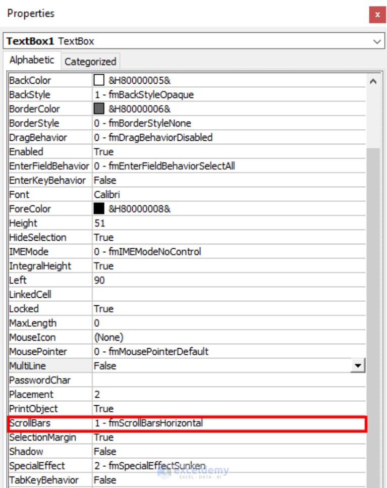 how-to-insert-scrolling-text-box-in-excel-2-ideal-examples