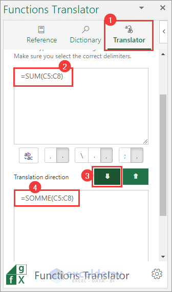 How To Translate Language In Excel Formula with Easy Steps 