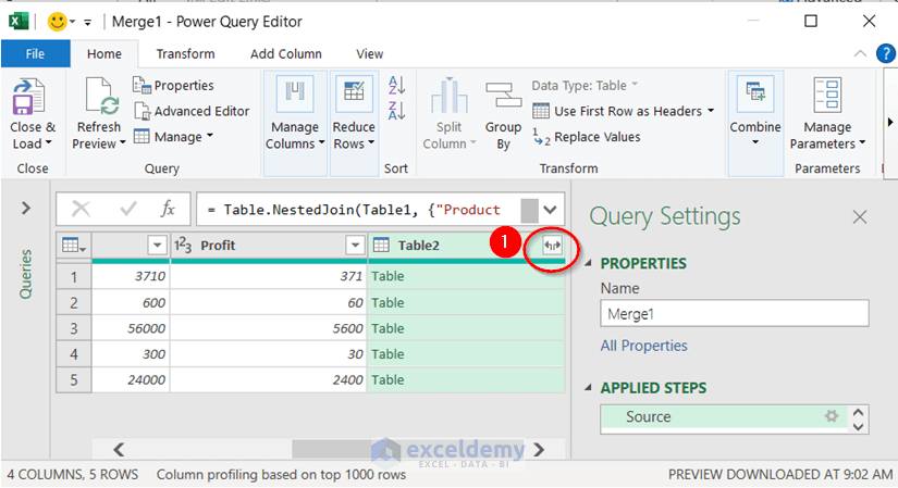 How to Join Tables in Excel (6 Suitable Methods) - ExcelDemy