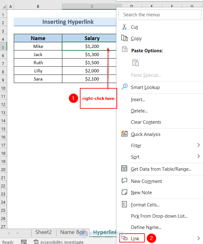 How To Navigate Between Sheets In Excel 10 Easy Methods 