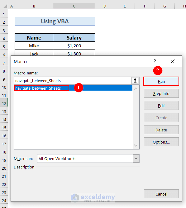 How To Navigate Between Sheets In Excel (8 Easy Methods)