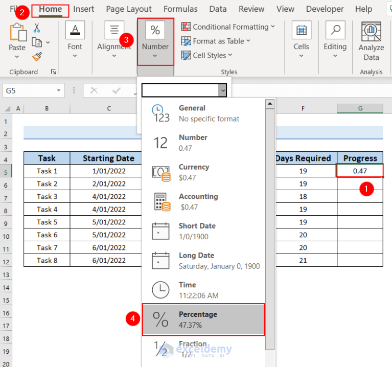 How to Create a Workflow Tracker in Excel (with Easy Steps)