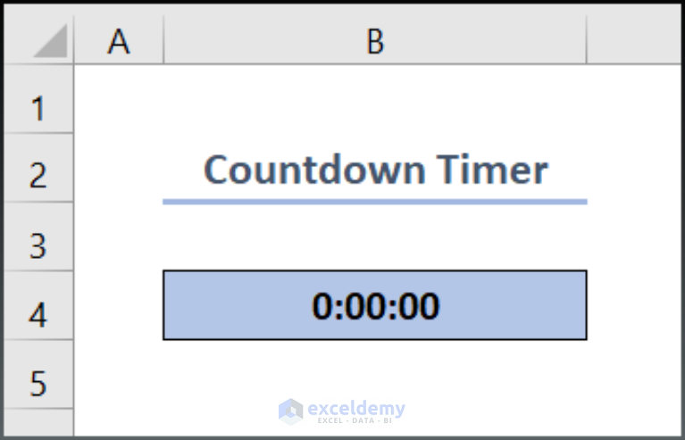 how-to-create-a-countdown-timer-in-excel-vba-with-easy-steps