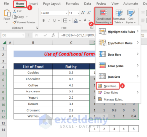 How to Create a Rating Scale in Excel (4 Easy Ways) - ExcelDemy