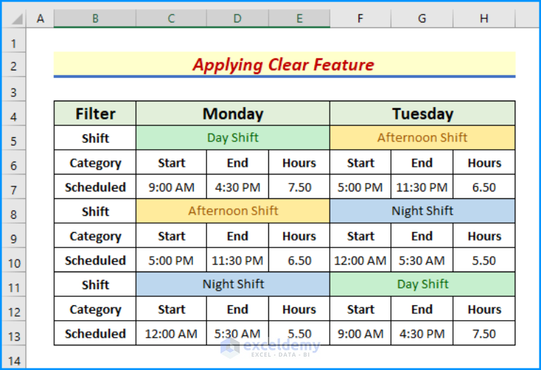 how-to-remove-advanced-filter-in-excel-5-effective-ways