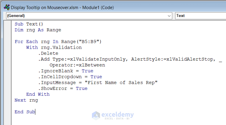 Dual Tooltips on Hover JavaScript HTML CSS and Angular Implementation - How to Display Tooltip on Mouseover Using VBA in Excel