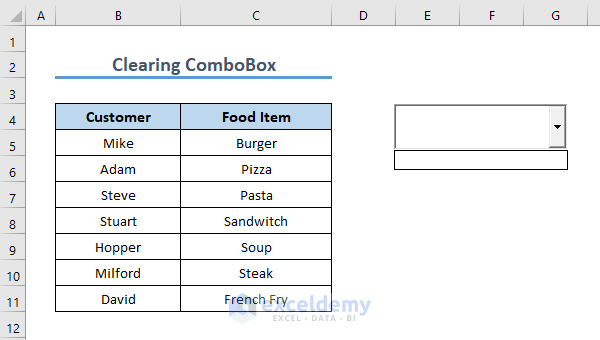 How To Clear Items From VBA ComboBox In Excel ExcelDemy