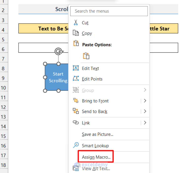 How to Animate Text in Excel (2 Efficient Methods) - ExcelDemy