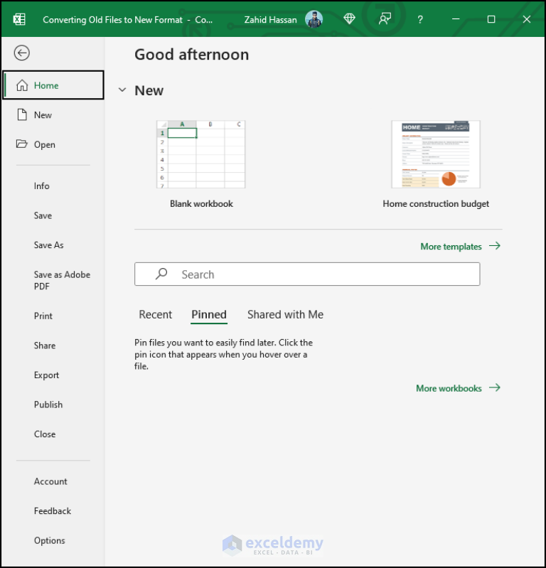 How To Convert Old Excel Files To New Format (2 Quick Ways)