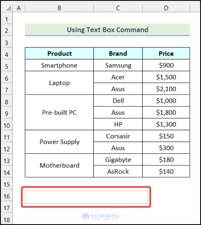 how-to-create-floating-text-box-in-excel-2-easy-ways