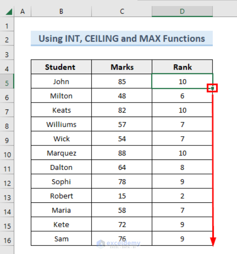 how-to-scale-data-from-1-to-10-in-excel-3-quick-methods