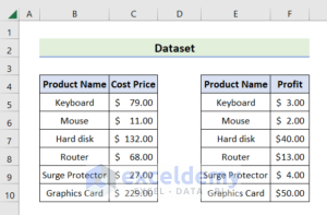 How to Create Union of Two Tables in Excel (6 Simple Methods)