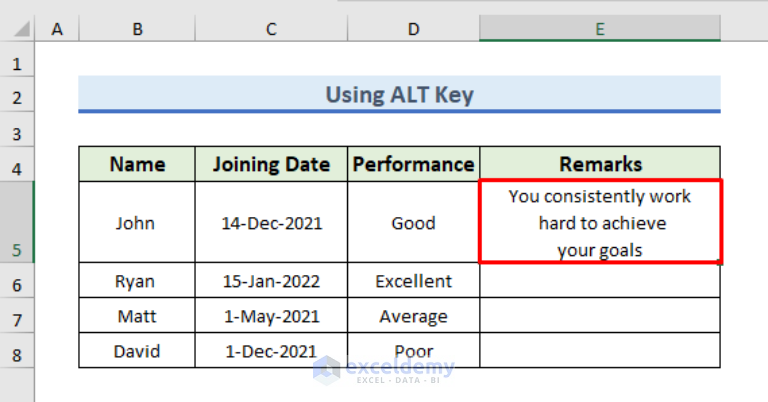 how-to-write-a-paragraph-in-excel-cell-5-easy-ways-exceldemy