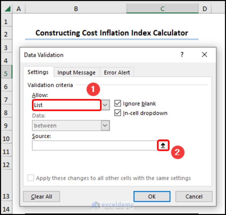 How To Construct Cost Inflation Index Calculator In Excel 