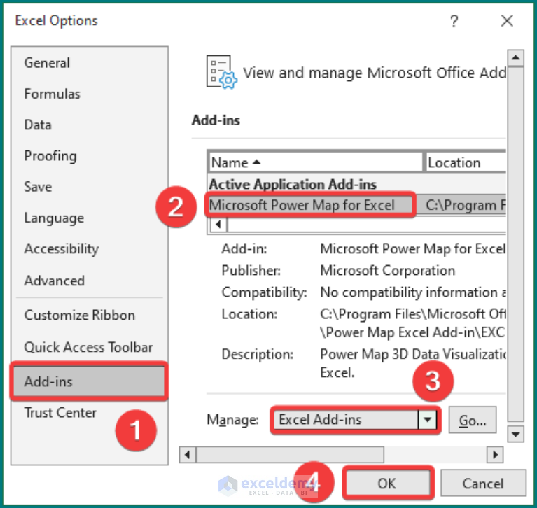 [Fixed!] Excel Map Chart Not Working (11 Possible Solutions)