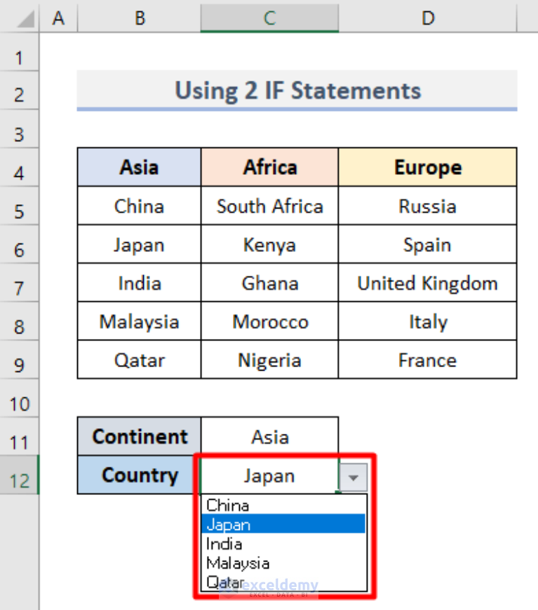 how-to-use-multiple-if-statements-in-excel-data-validation