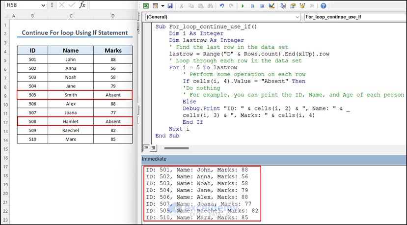 how-to-continue-excel-vba-for-loop-with-examples