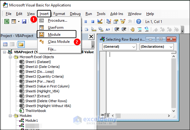 Excel VBA Select Row Based On Cell Value 3 Ways ExcelDemy