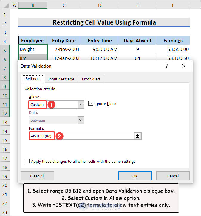 How To Limit Cell Value In Excel 7 Suitable Examples 