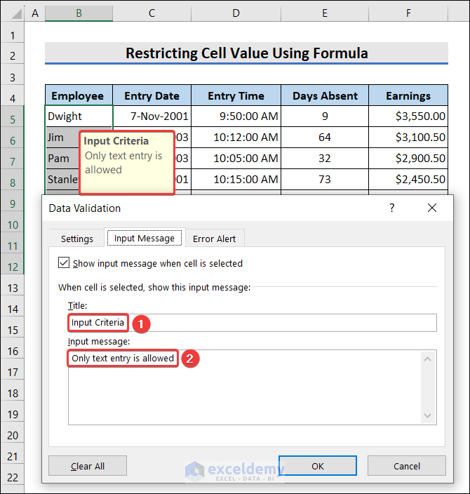 How To Limit Cell Value In Excel 7 Suitable Examples 