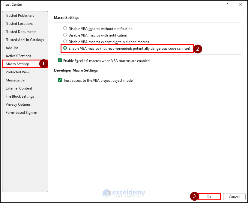 How To Disable Macros In Excel: 3 Ways To Protect Your Excel File