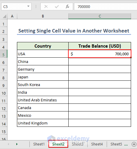 Excel VBA Set Cell Value In Another Worksheet ExcelDemy