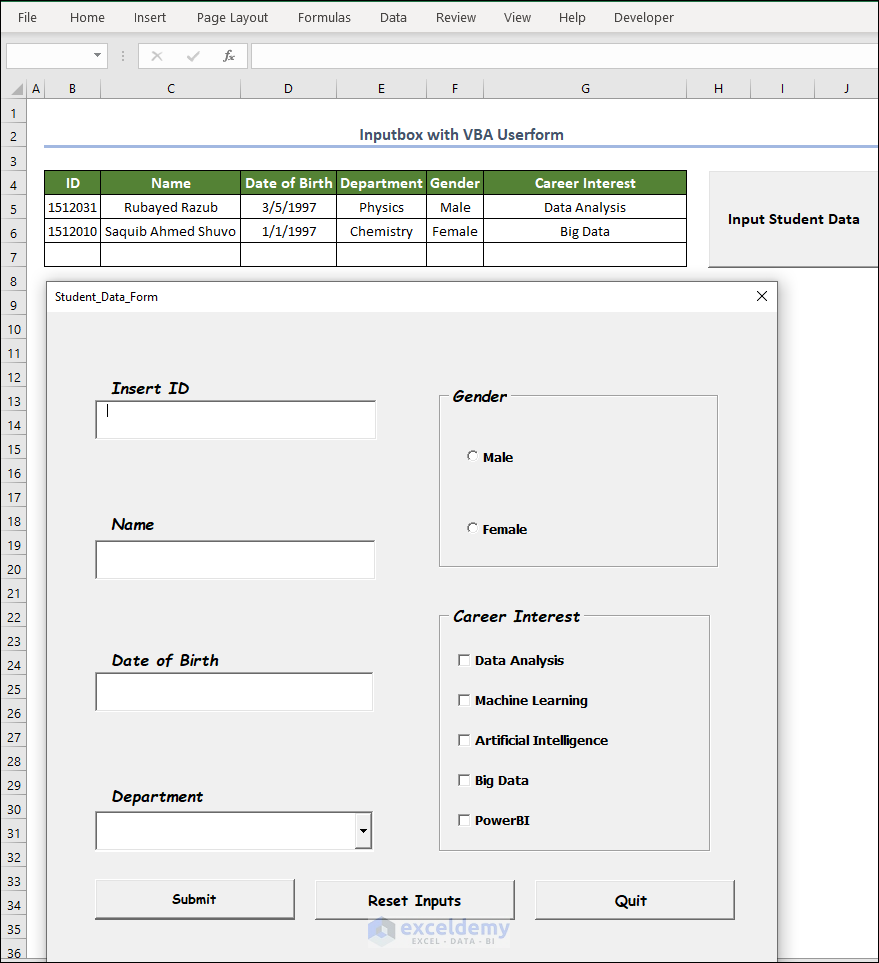 How To Use Excel VBA Textbox Events ExcelDemy