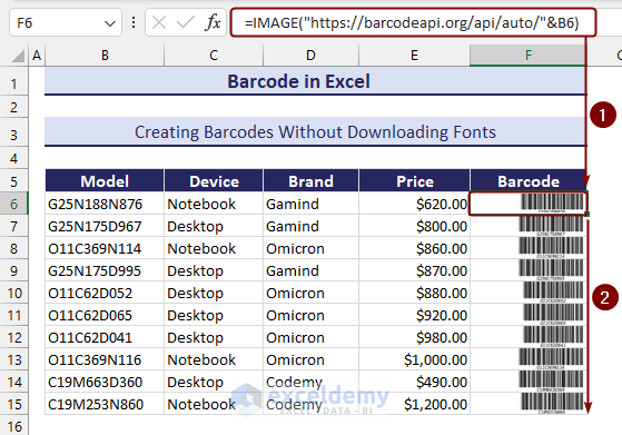 Barcode in Excel: Definition, Types, Creation, Font Installation & Uses ...