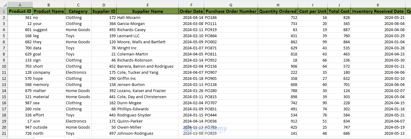 school homework an excel document codycross