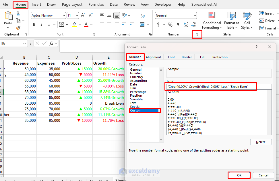 Custom Number Formatting with Complex Display Rules in Excel