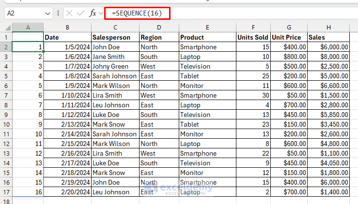 Dynamic Arrays Without VBA: FILTER, SORT, UNIQUE, and SEQUENCE Functions